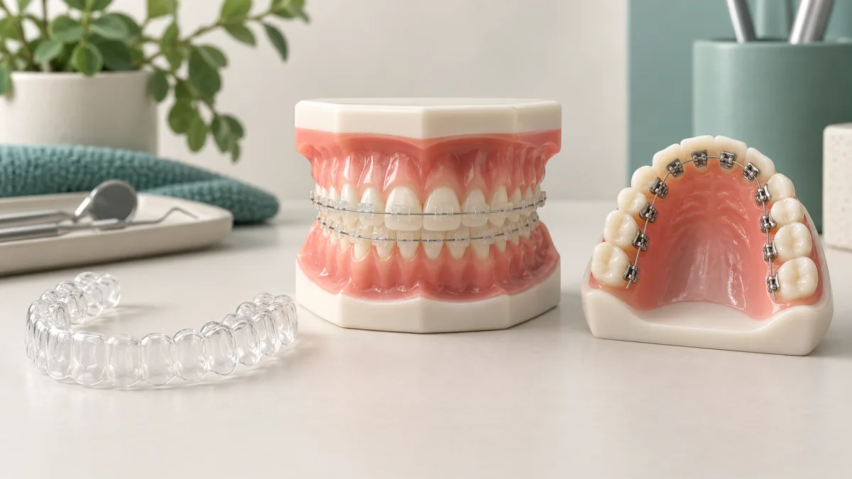 Comparativa de opciones de ortodoncia estética en Villanes Dental Group